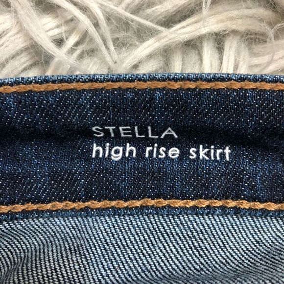 🔴 2/$30 Big Star Button Fly Denim Skirt size 30 - Picture 4 of 8